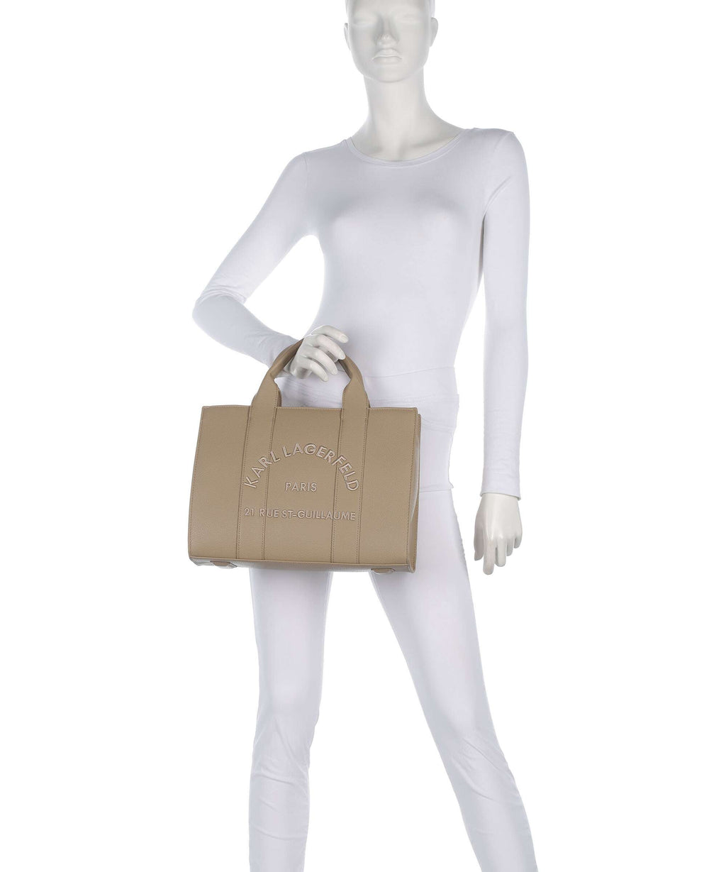 Karl Lagerfeld K/Rue St Guillaume Medium Handbag nougat