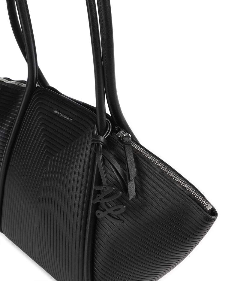 Karl Lagerfeld K/Wellen Medium Tote bag black