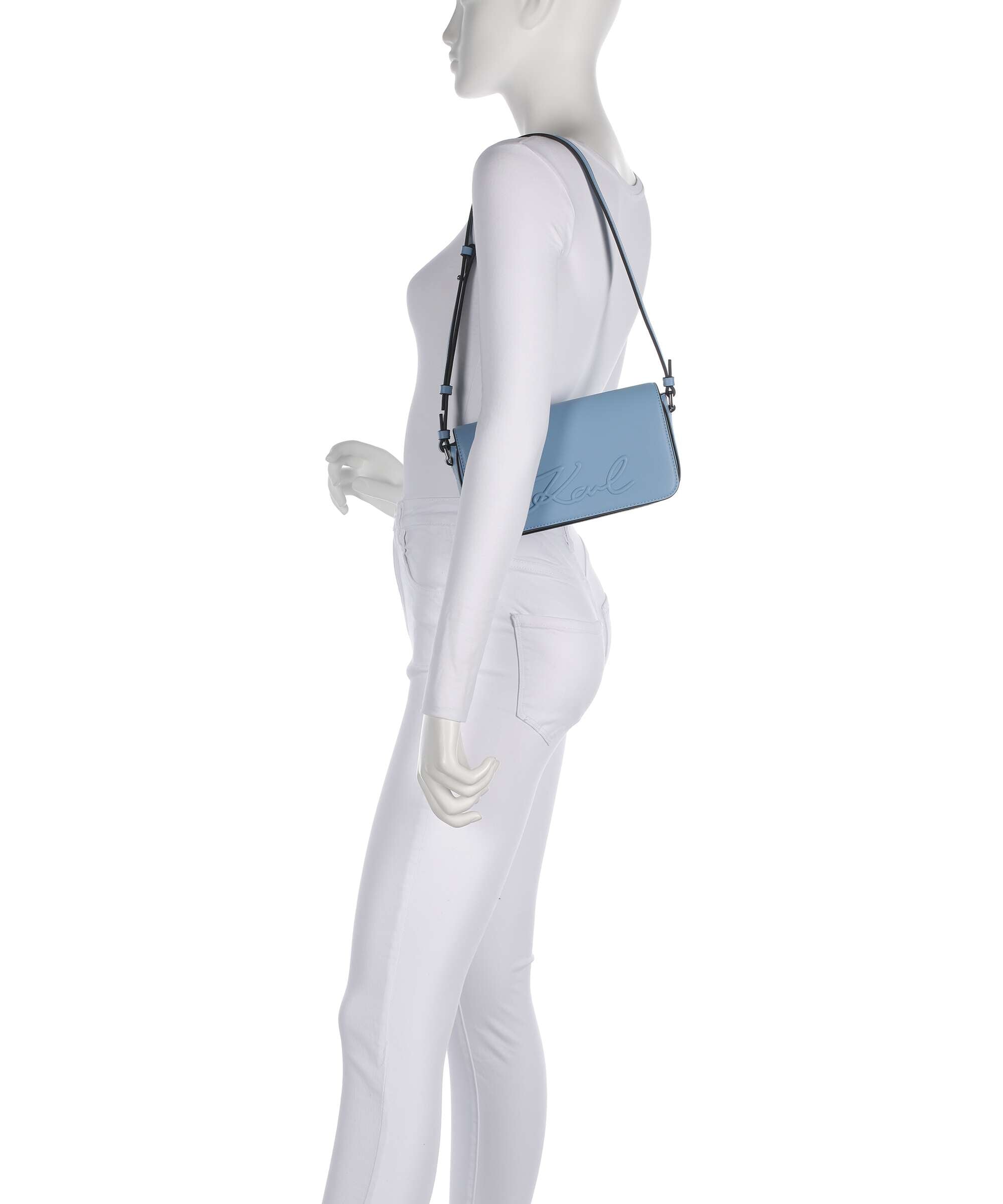 Karl Lagerfeld K/Ville Small Shoulder bag blue bloom