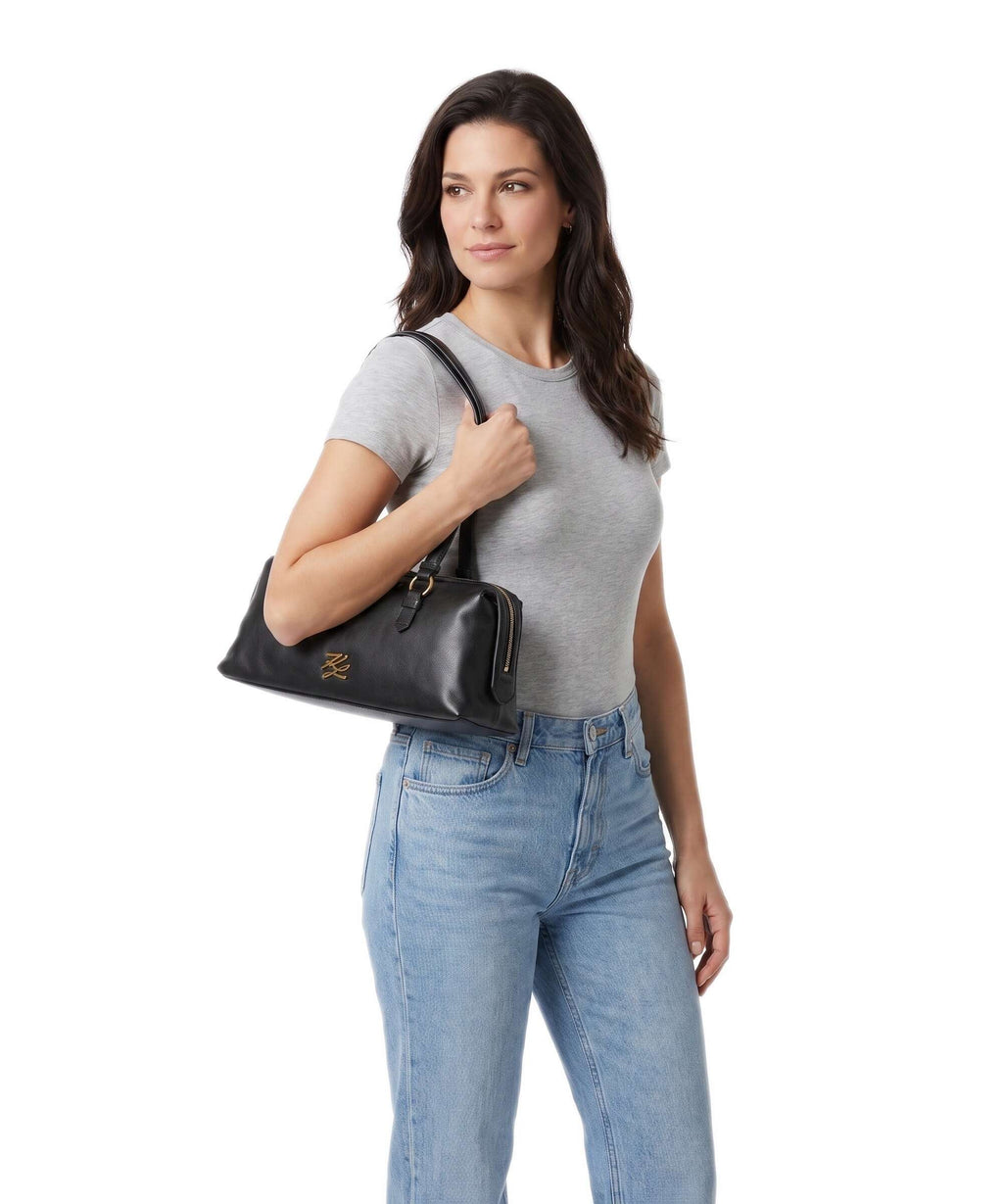 Karl Lagerfeld K/Autograph Medium Shoulder bag black/gold