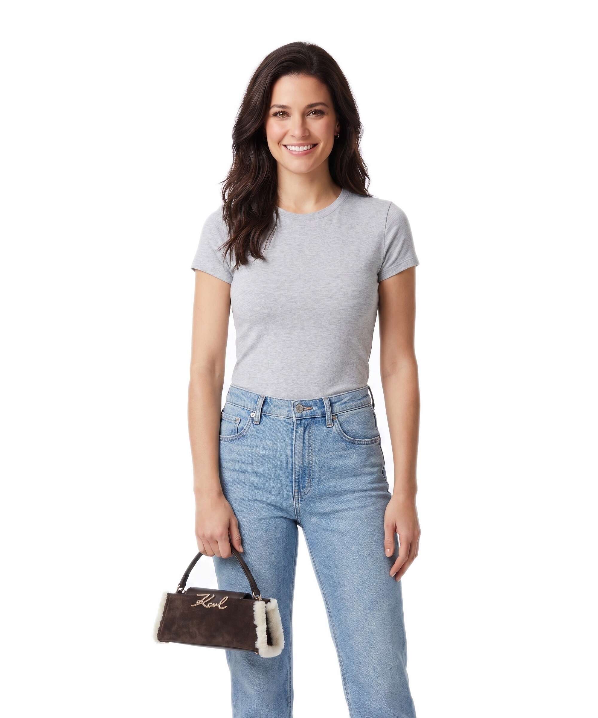 Karl Lagerfeld K/Signature Mini Crossbody bag tobacco