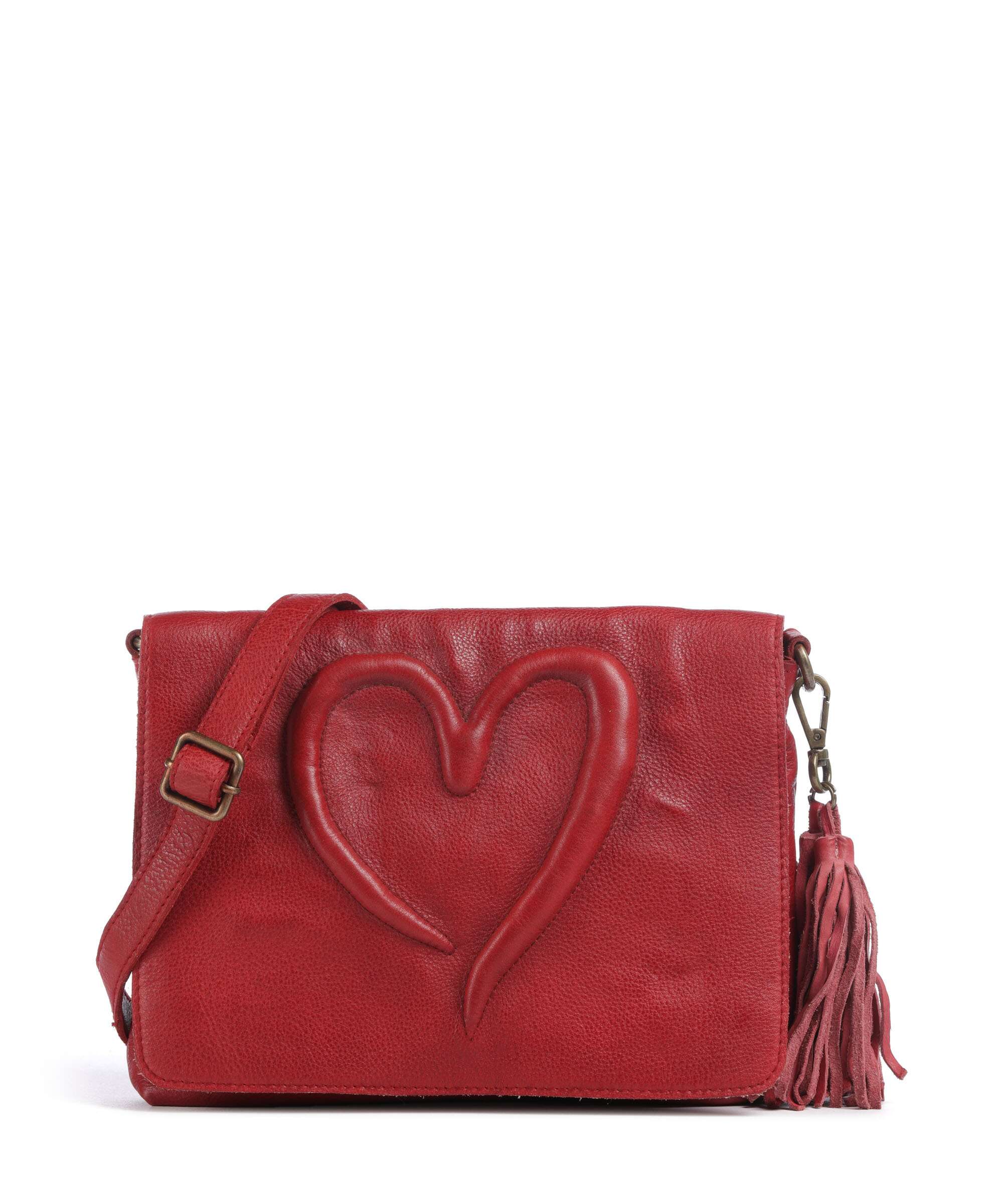 Taschendieb Wien Herzweg 3 Crossbody bag red solid