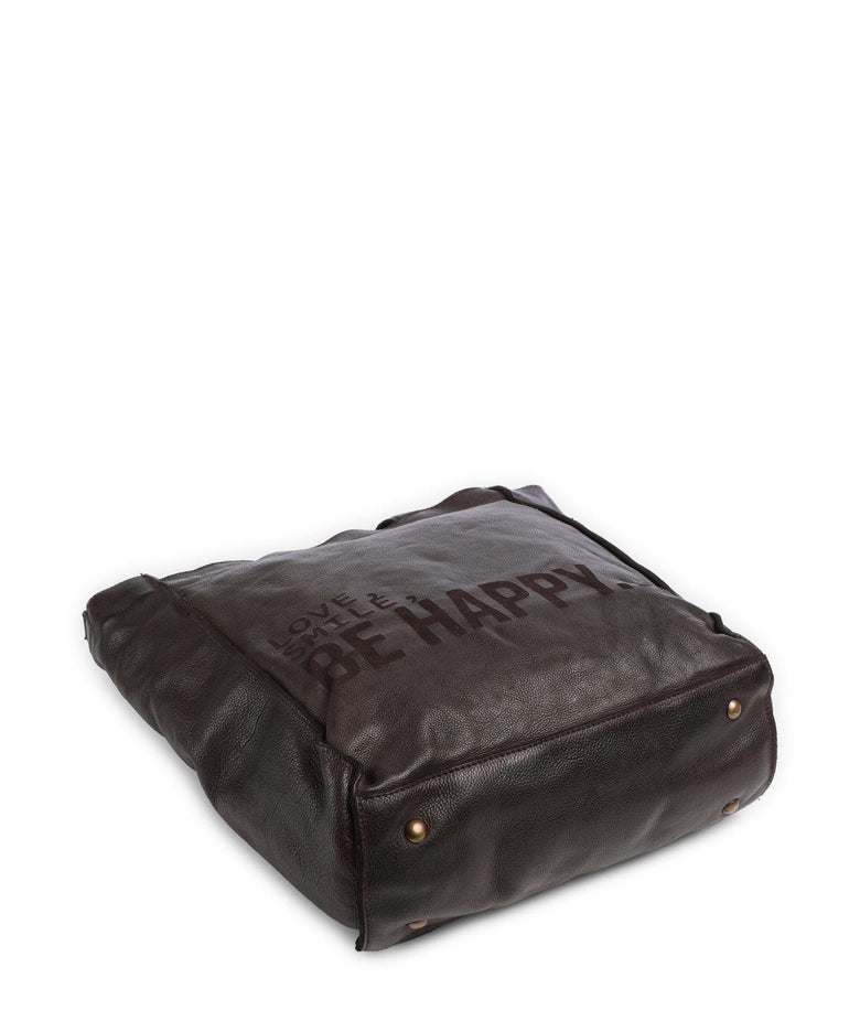 Taschendieb Wien Glücksbrücke 2 Tote bag mokka