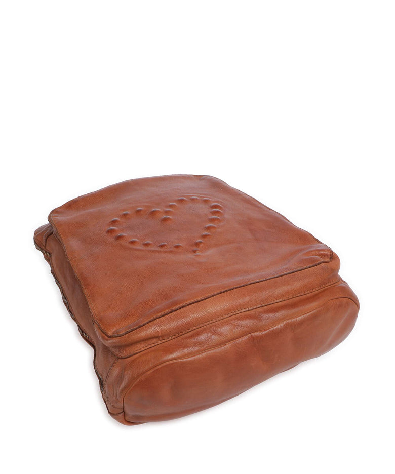 Taschendieb Wien Johnstrasse 2 Backpack bag cognac