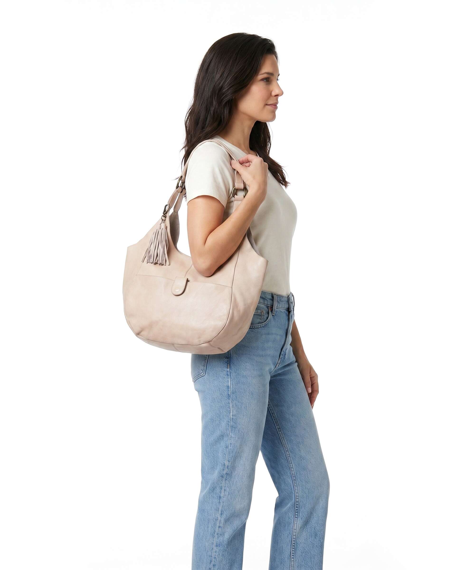 Taschendieb Wien Mariengasse 1 Hobo bag linen rose